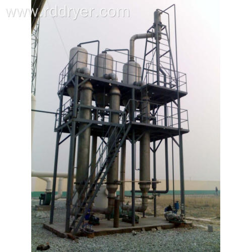 Wastewater evaporation crystallizer